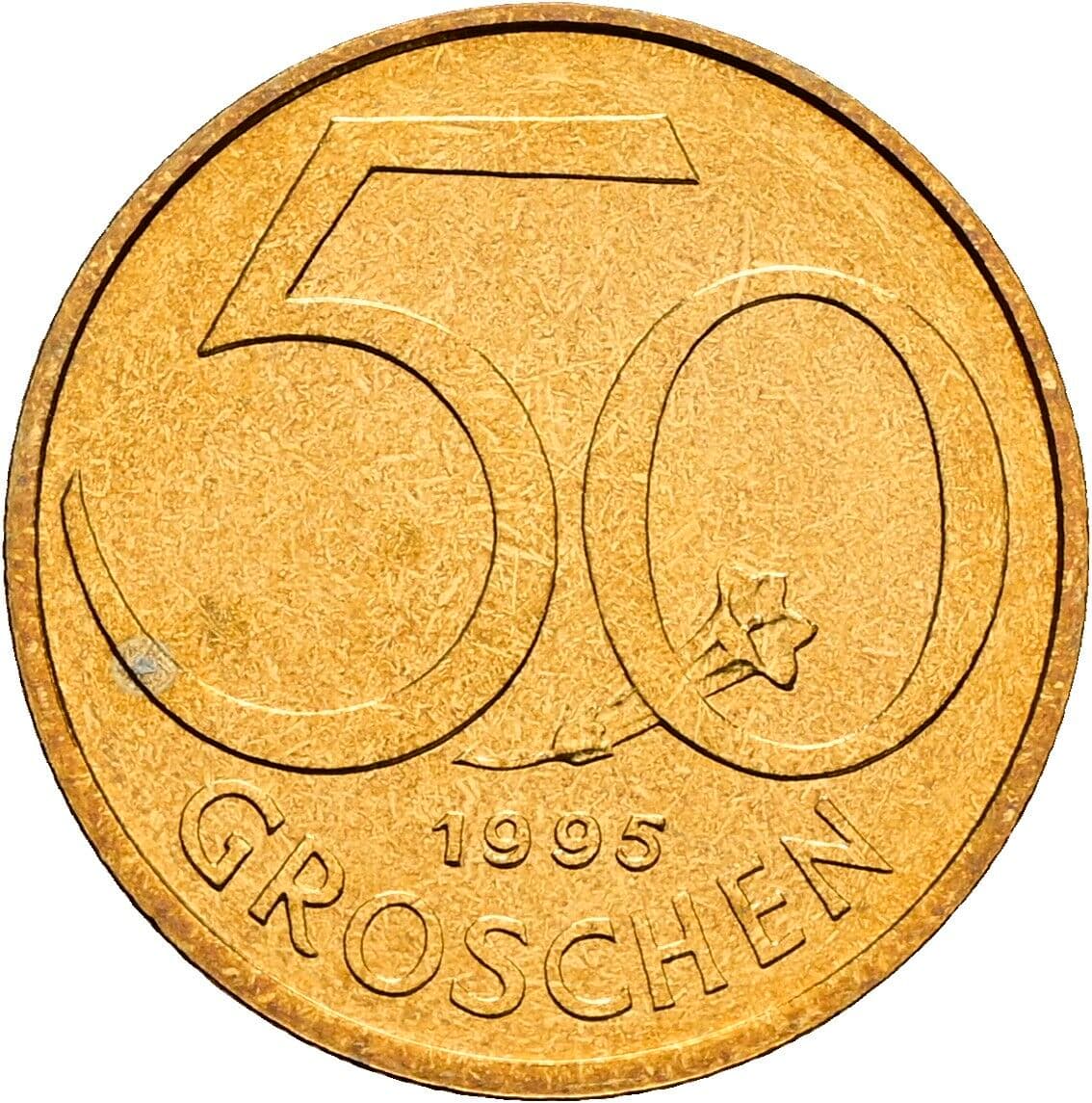 50 Groschen 1995 – Vorderseite