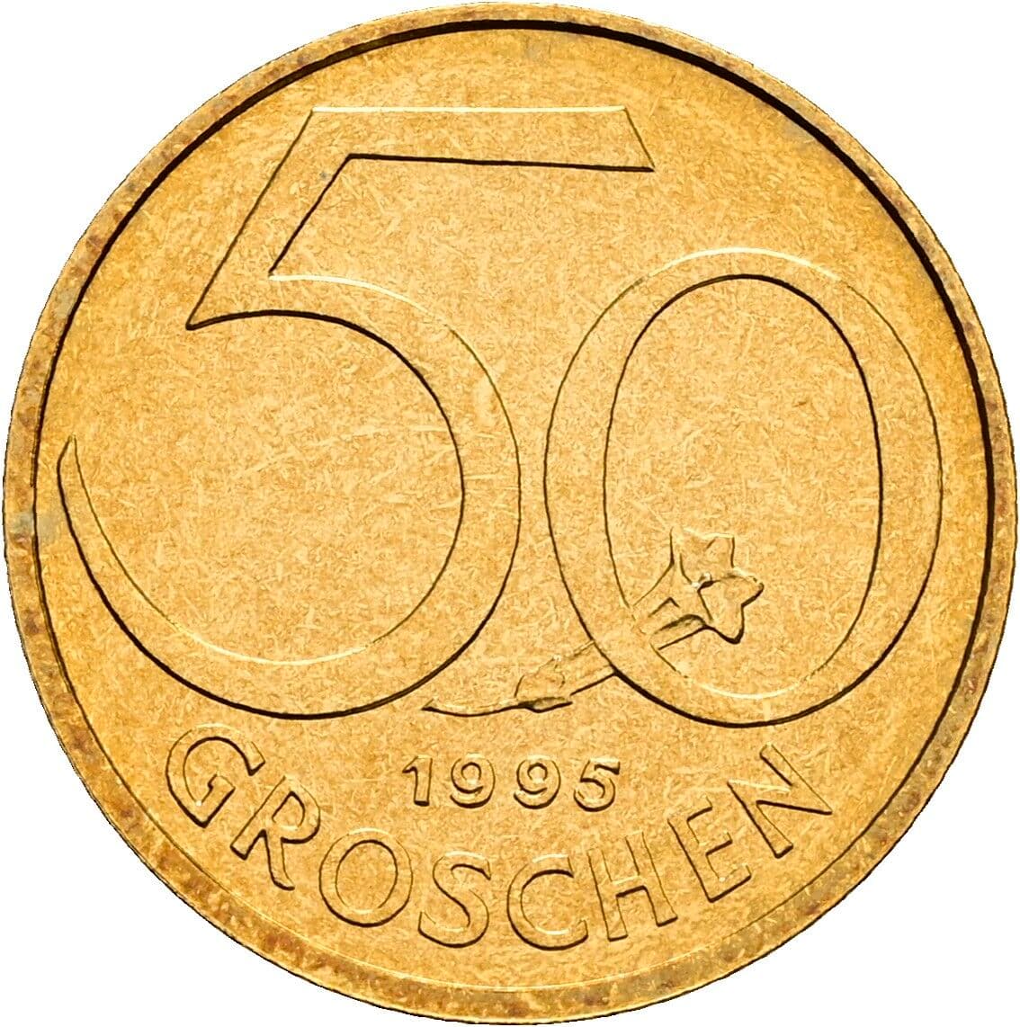50 Groschen 1995 – Vorderseite