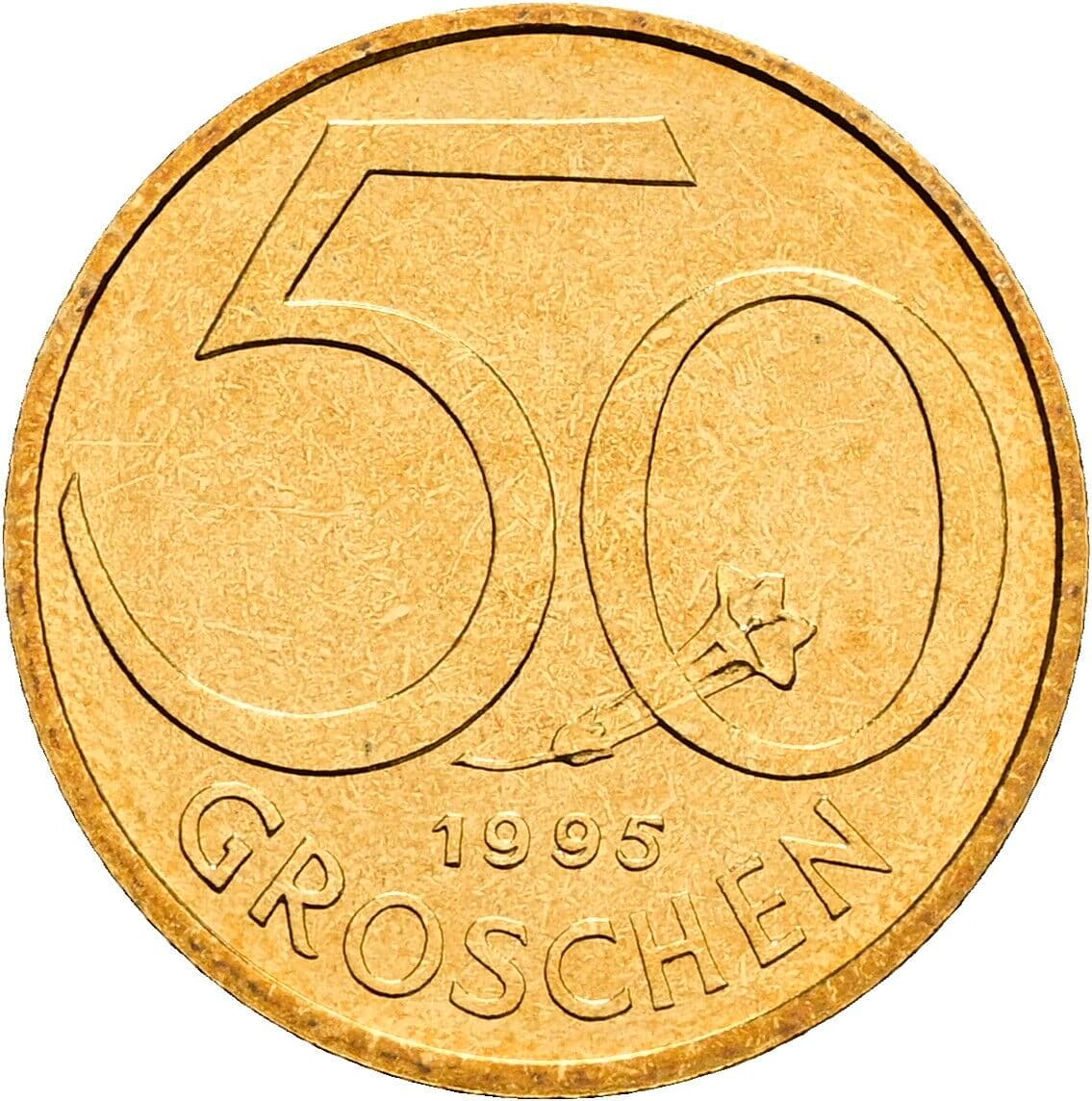 50 Groschen 1995 – Vorderseite