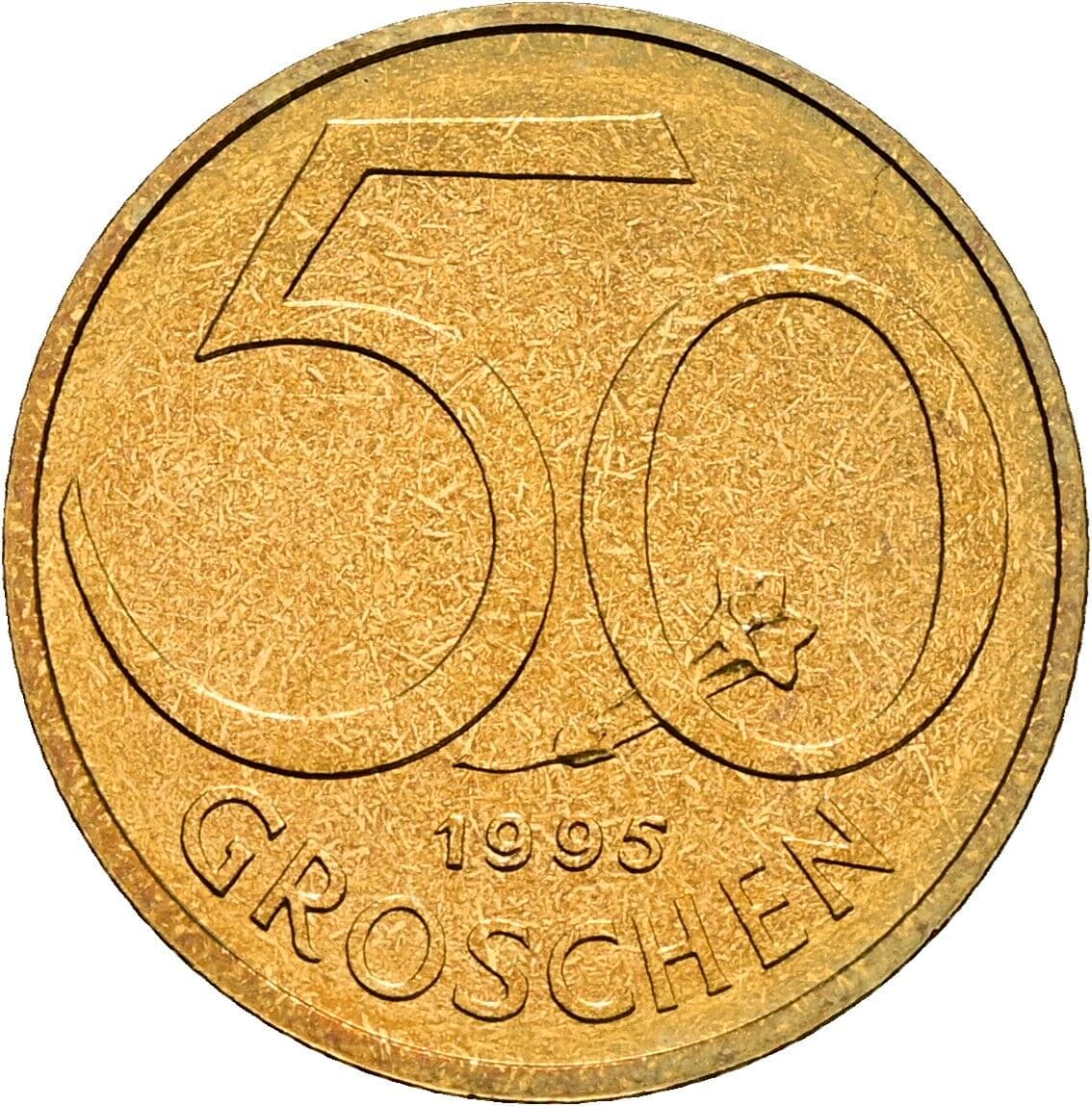 50 Groschen 1995 – Vorderseite