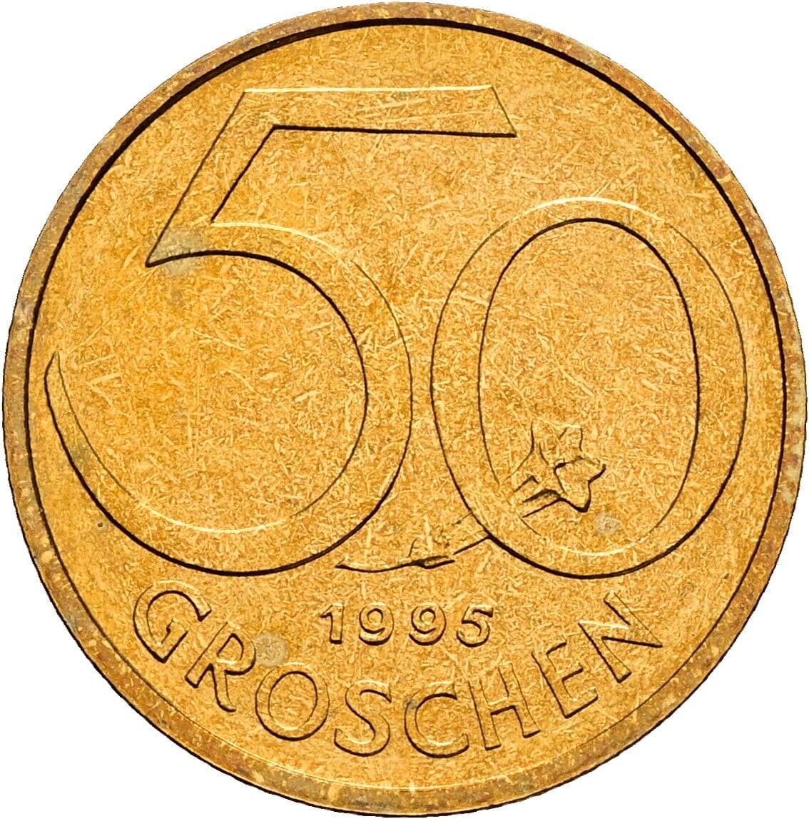 50 Groschen 1995 – Vorderseite