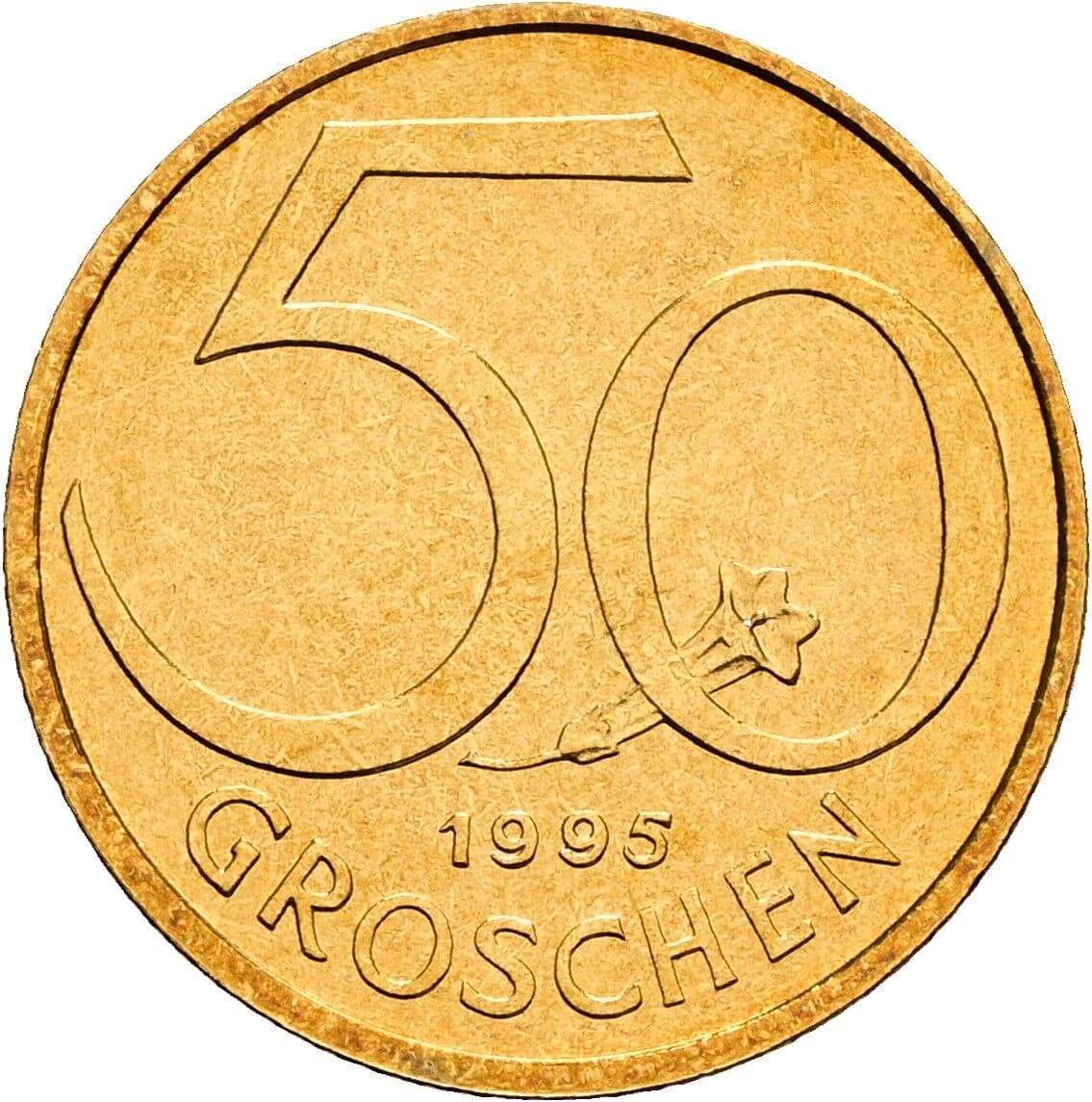 50 Groschen 1995 – Vorderseite