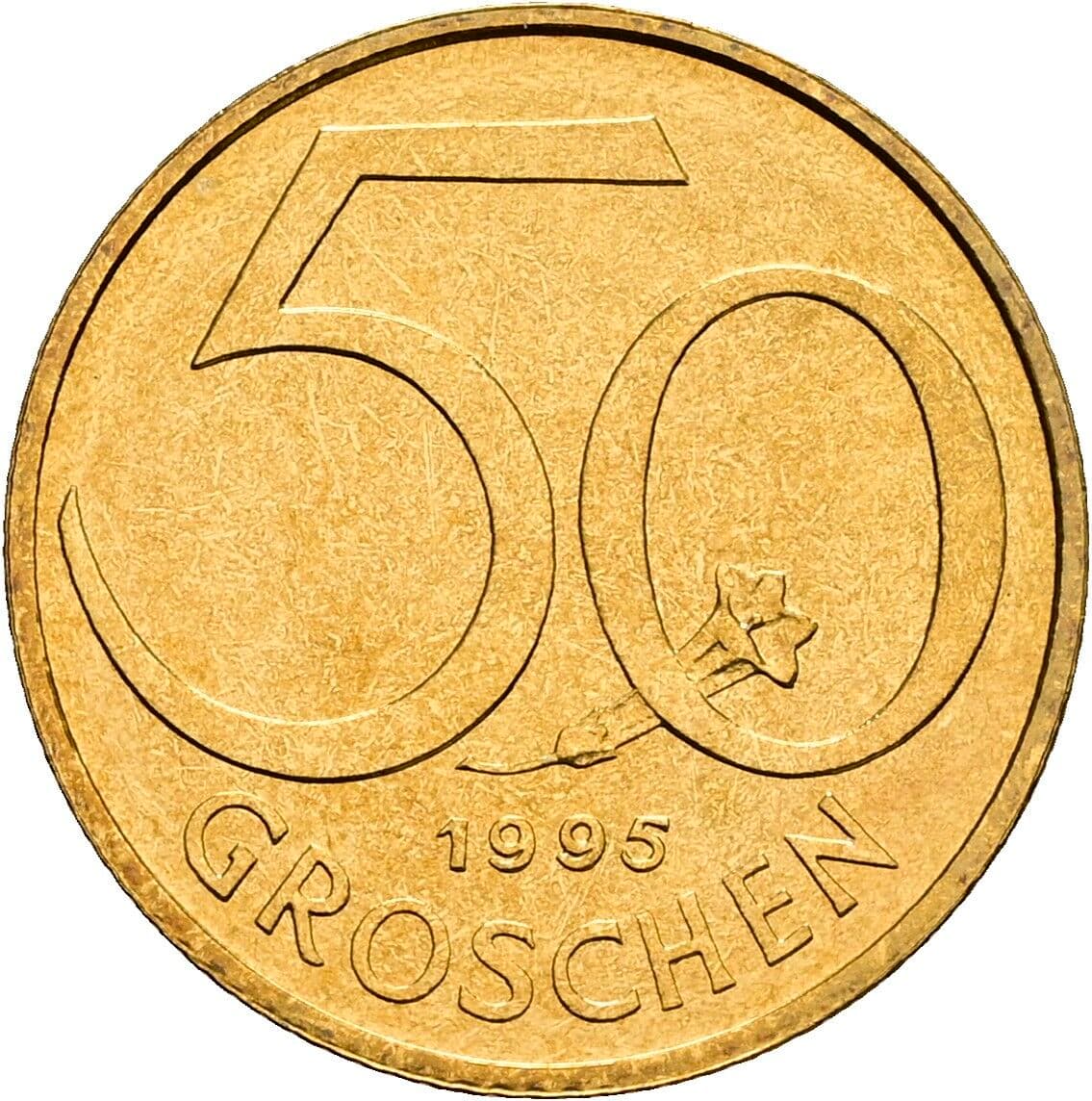 50 Groschen 1995 – Vorderseite