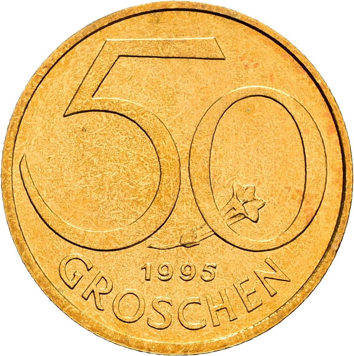 50 Groschen 1995 – Vorderseite