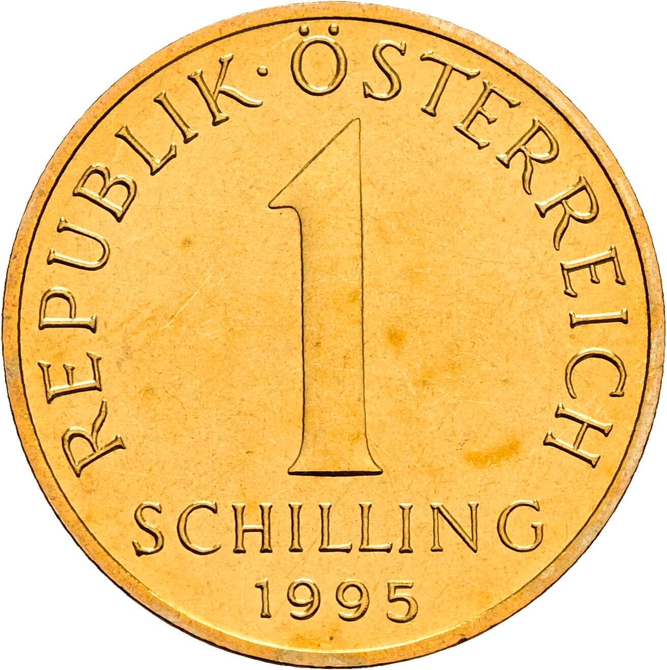 1 Schilling 1995 – Vorderseite