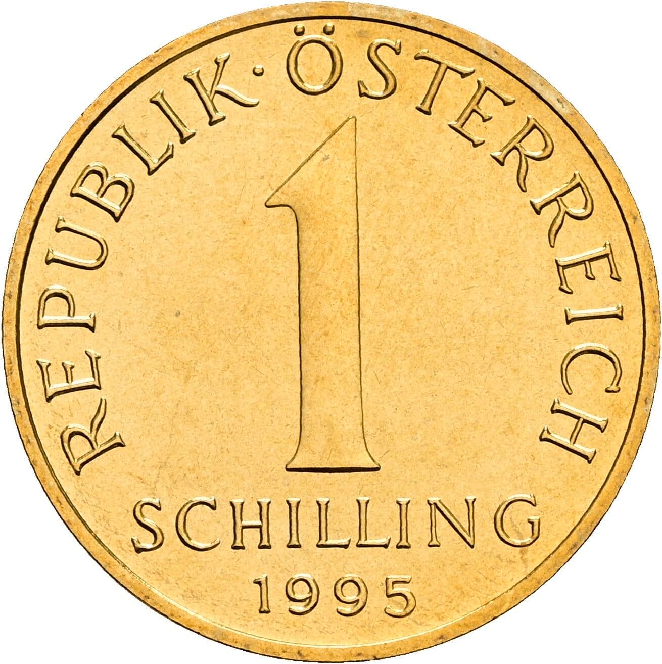 1 Schilling 1995 – Vorderseite