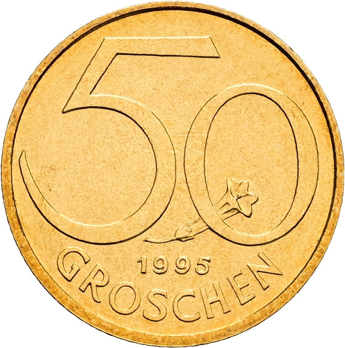 50 Groschen 1995 – Vorderseite