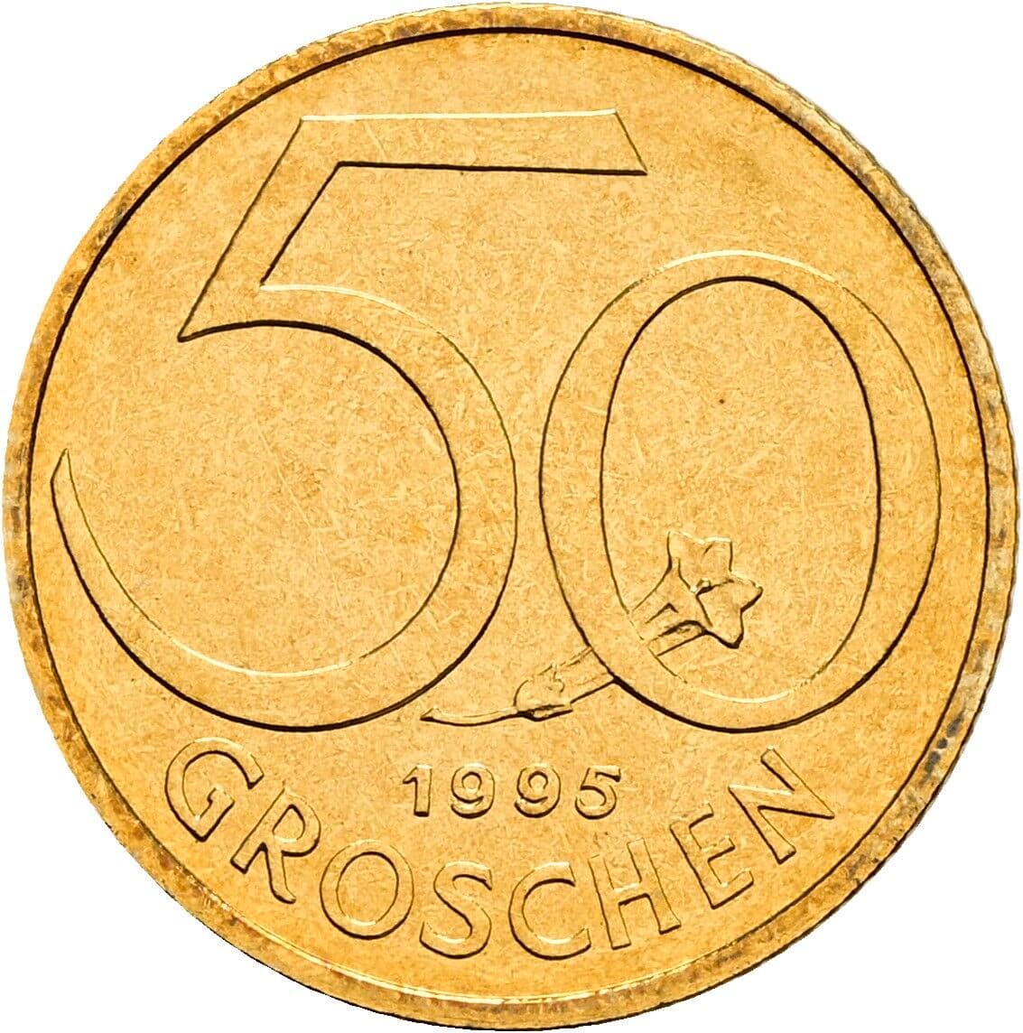 50 Groschen 1995 – Vorderseite