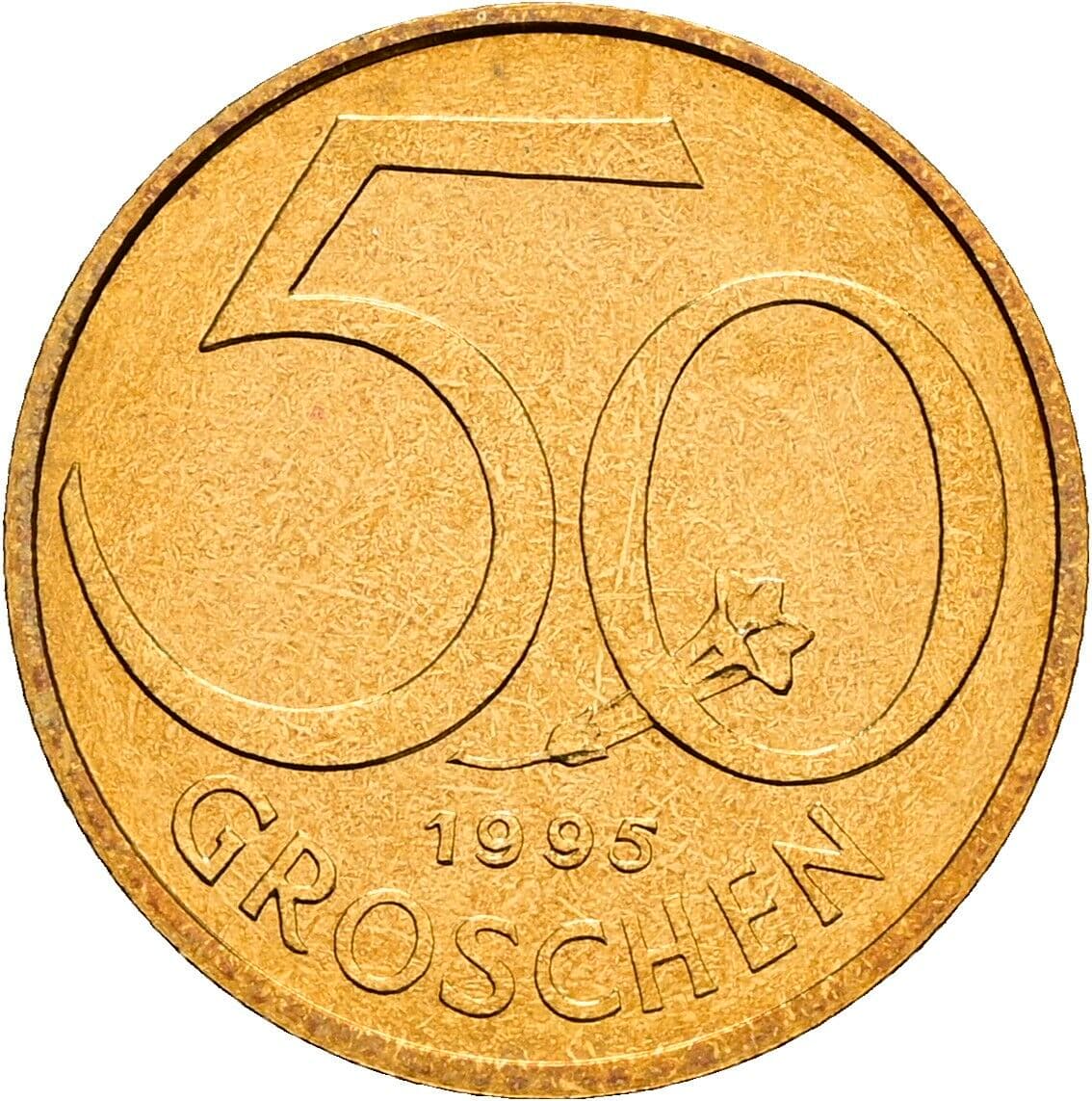 50 Groschen 1995 – Vorderseite