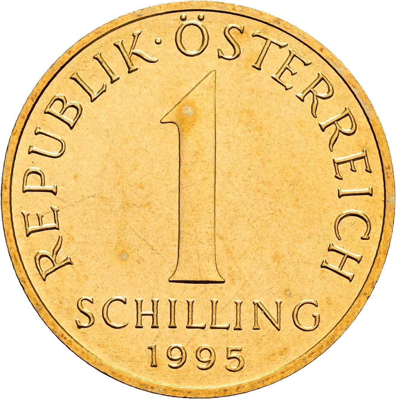 1 Schilling 1995 – Vorderseite