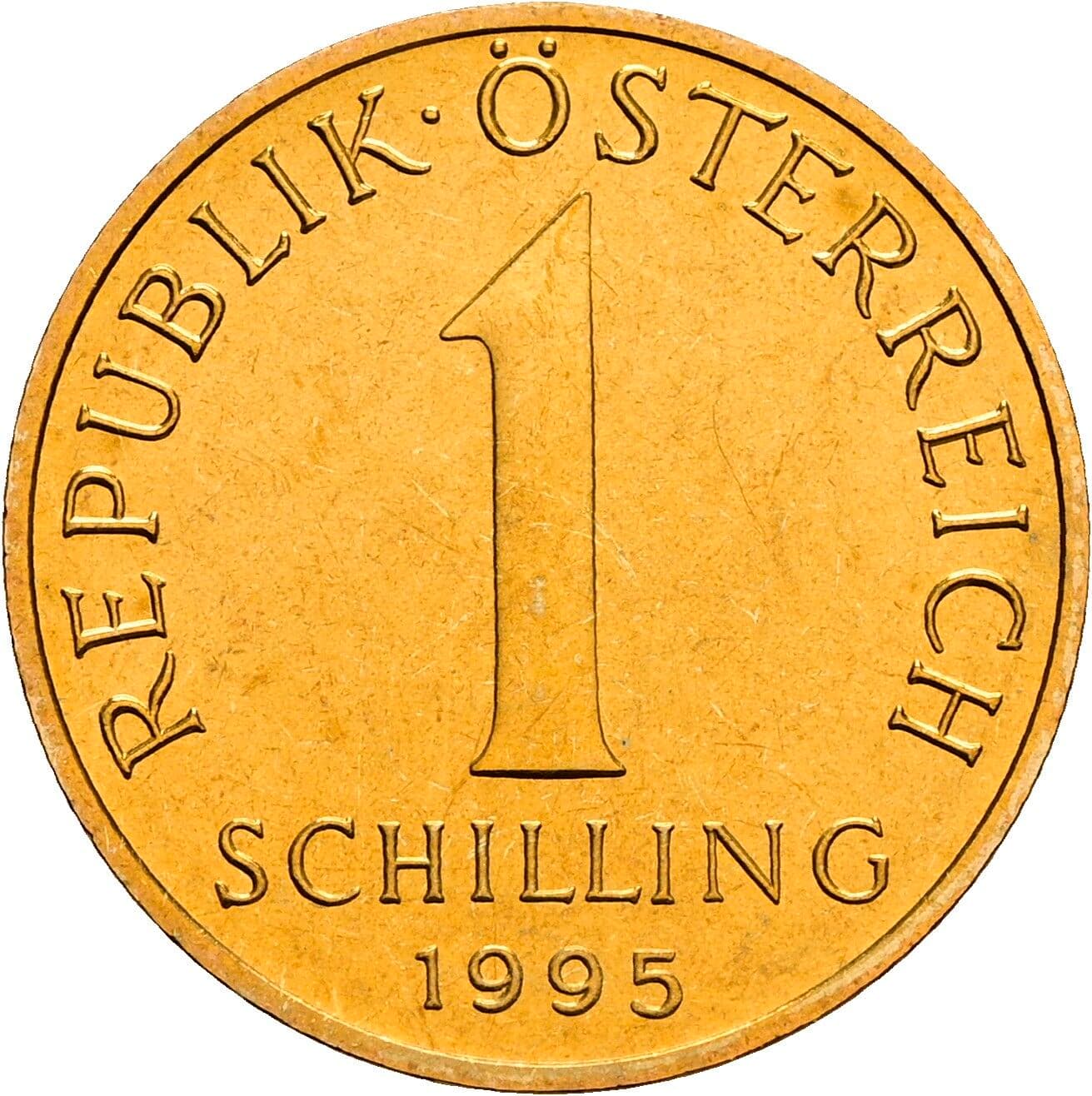1 Schilling 1995 – Vorderseite