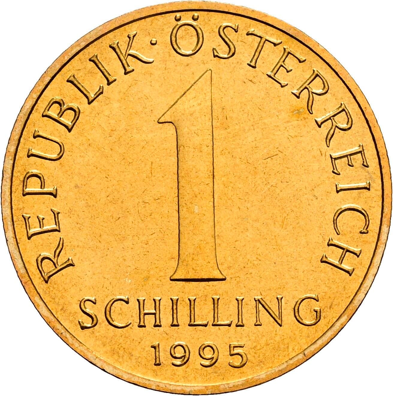 1 Schilling 1995 – Vorderseite