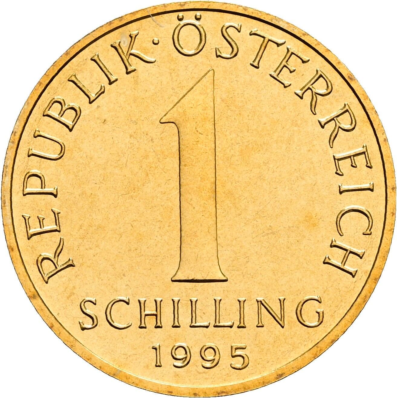 1 Schilling 1995 – Vorderseite