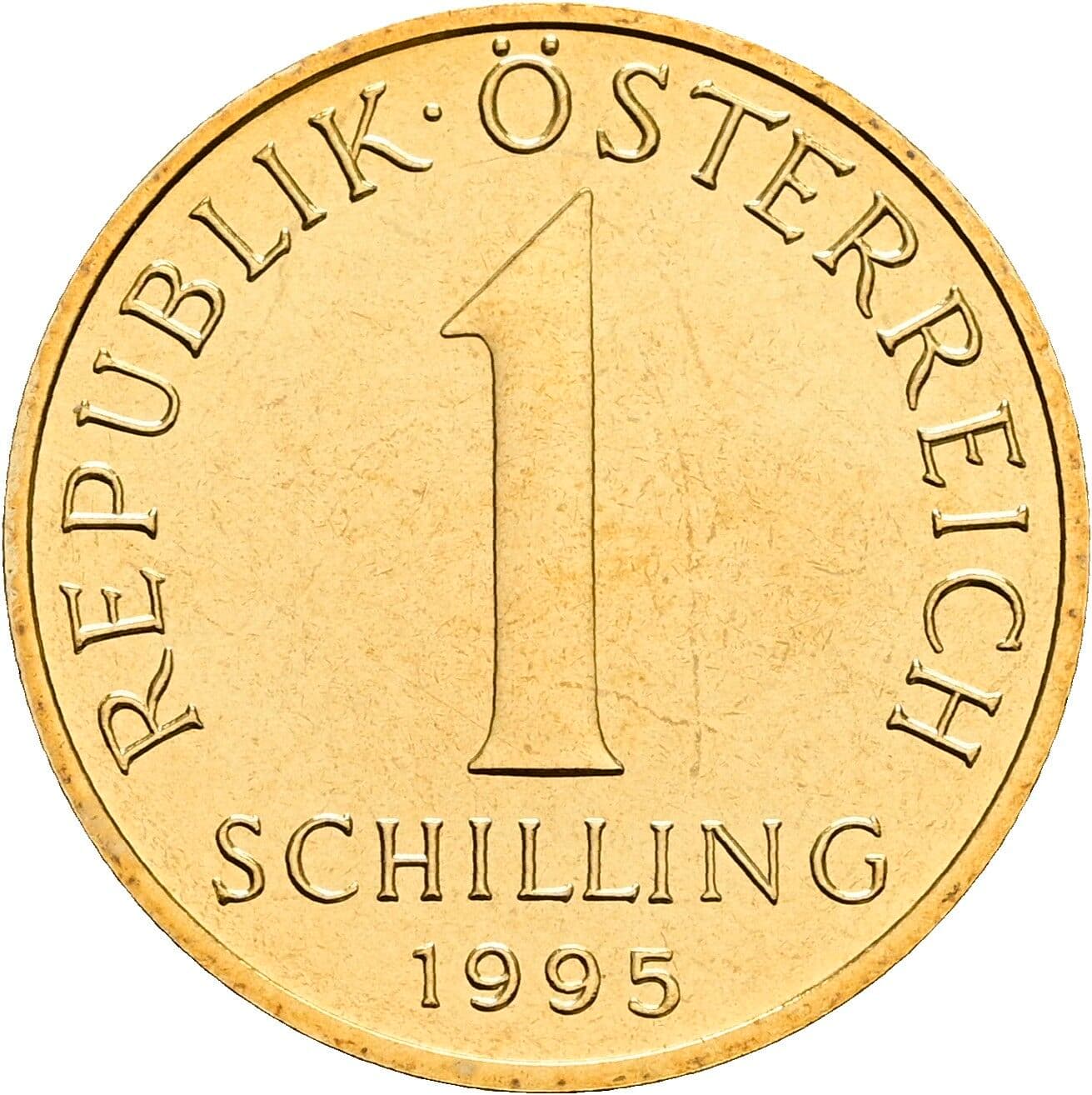 1 Schilling 1995 – Vorderseite