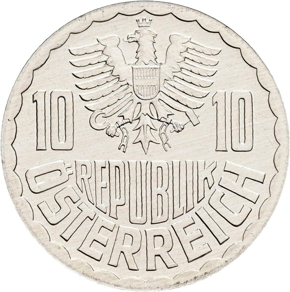 10 Groschen 1995 – Rückseite