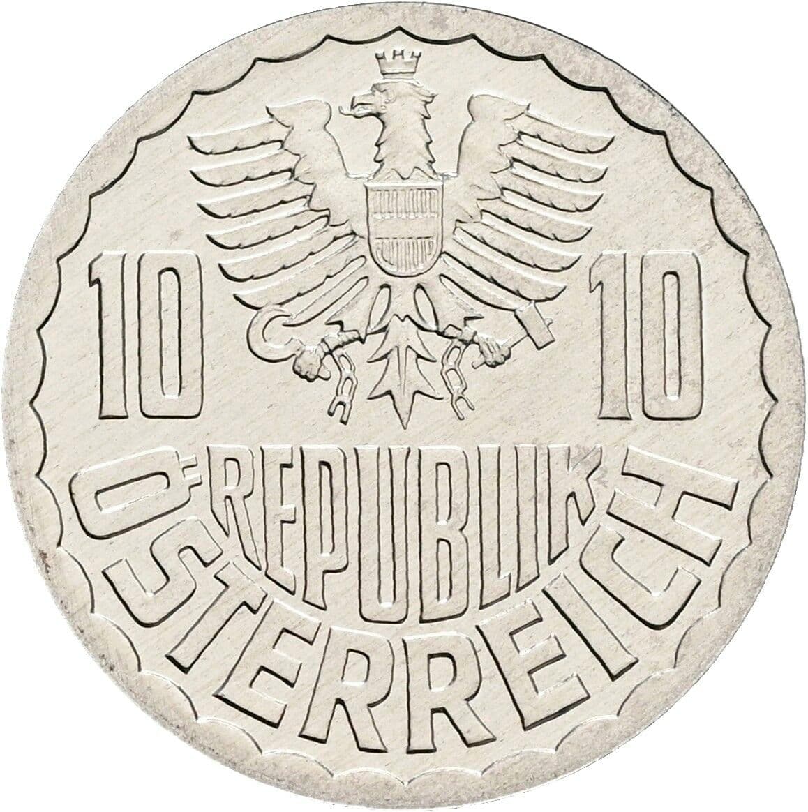 10 Groschen 1995 – Rückseite