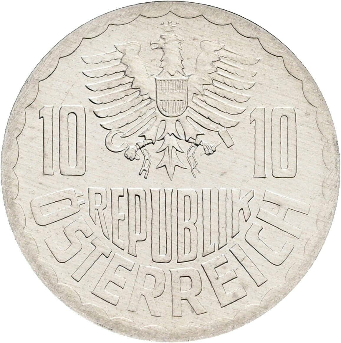 10 Groschen 1995 – Rückseite