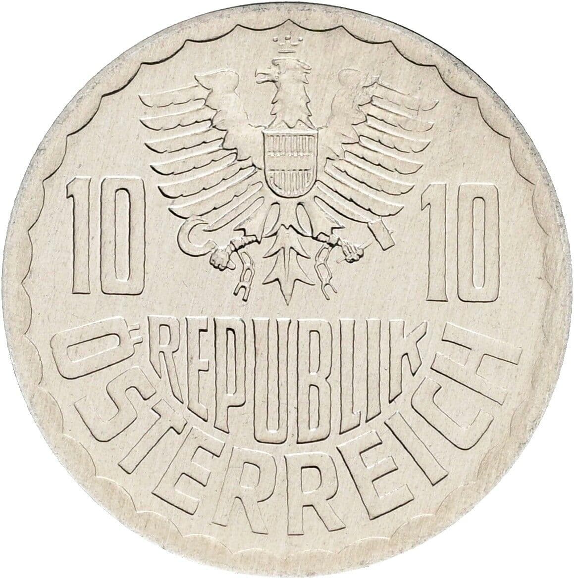 10 Groschen 1995 – Rückseite
