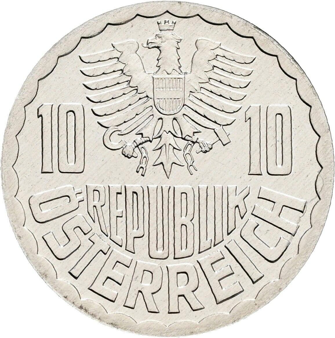10 Groschen 1995 – Rückseite