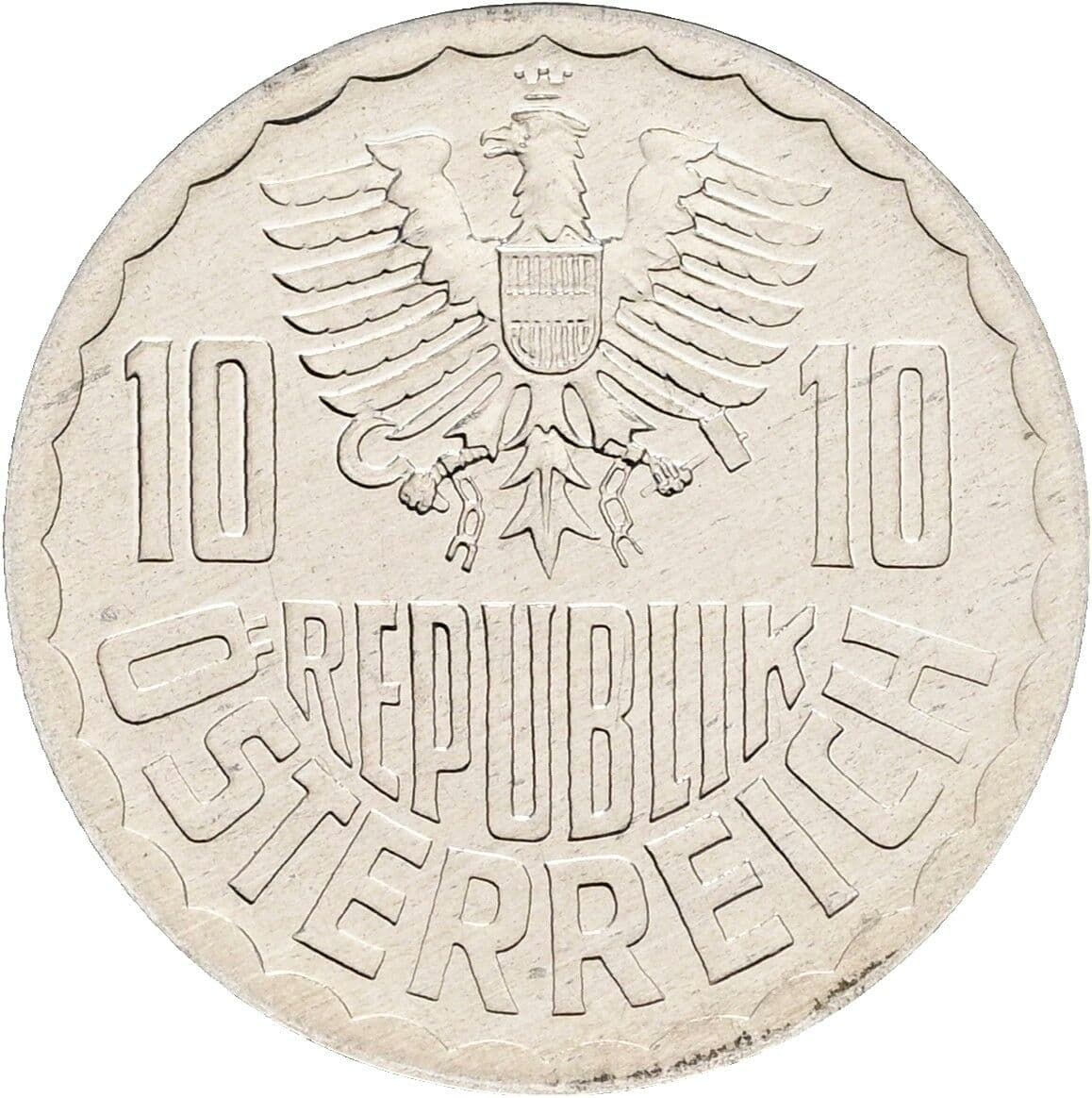 10 Groschen 1995 – Rückseite