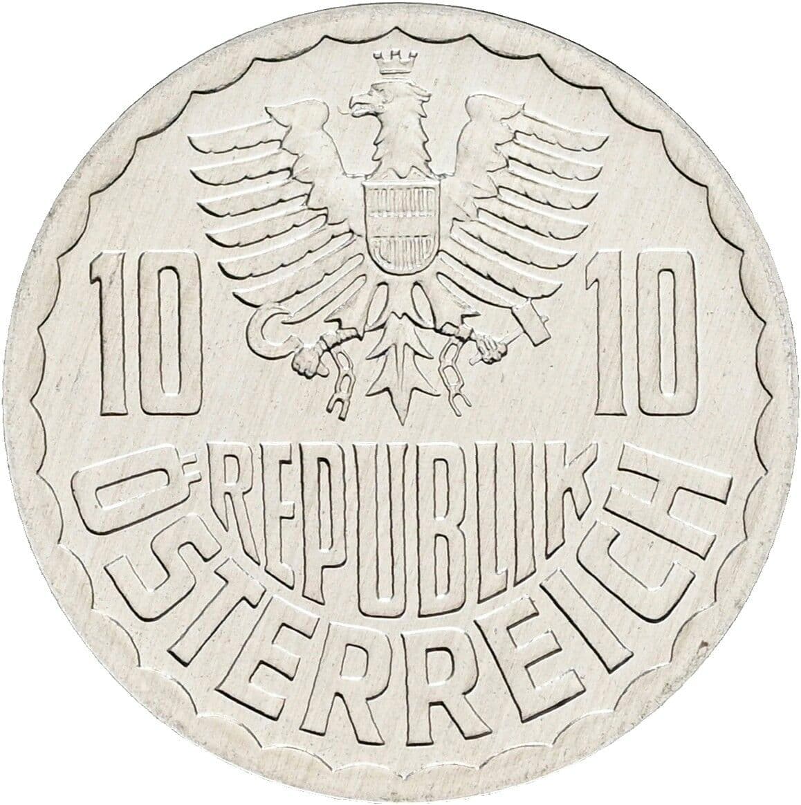 10 Groschen 1995 – Rückseite