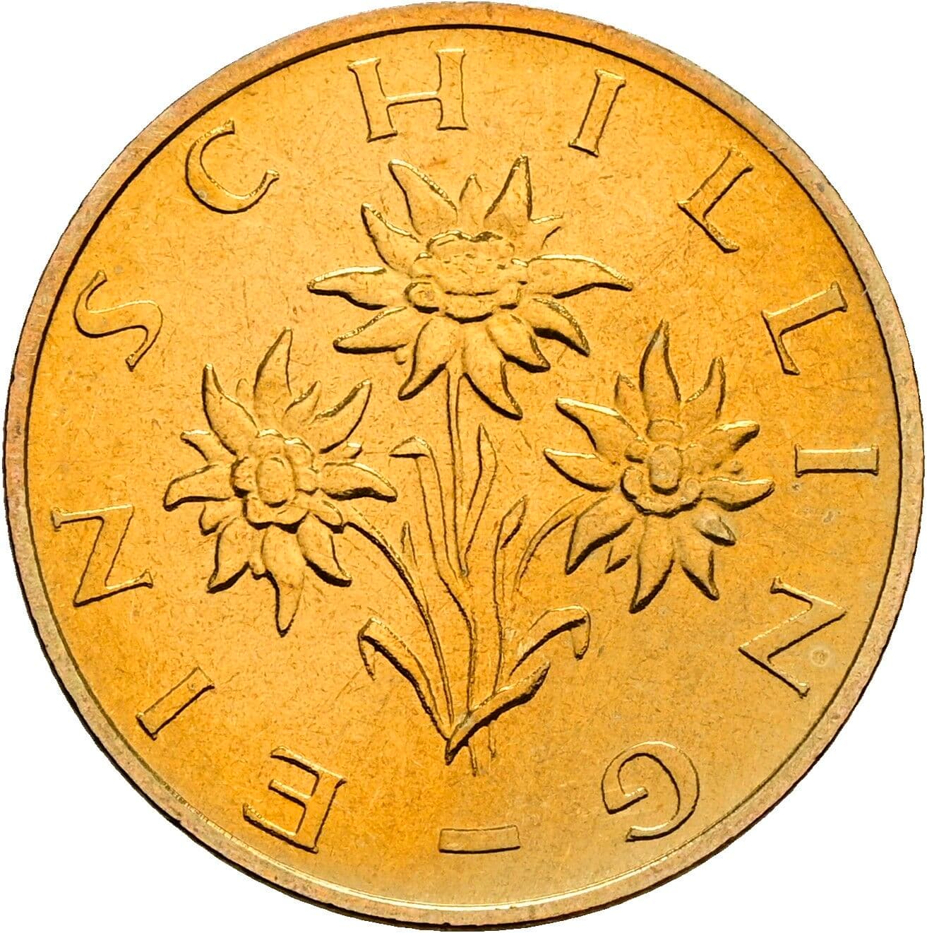 1 Schilling 1995 – Rückseite