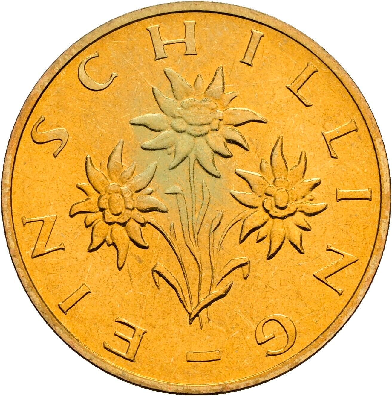 1 Schilling 1995 – Rückseite