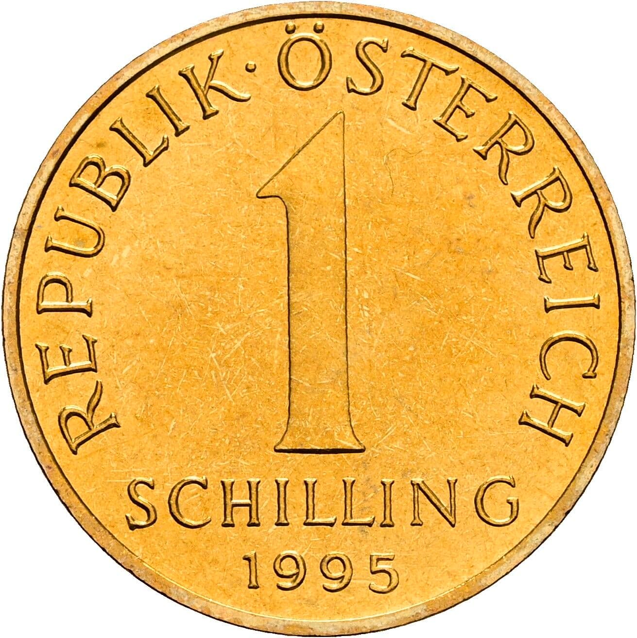 1 Schilling 1995 – Vorderseite