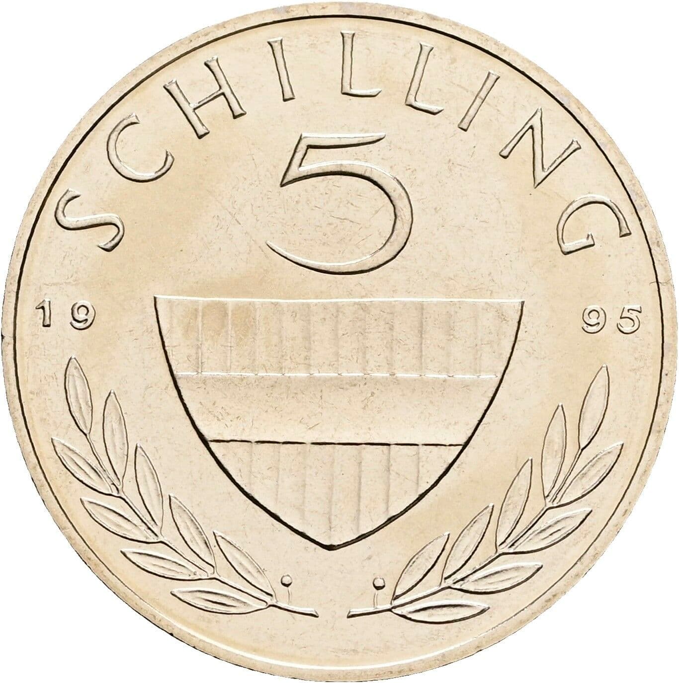 5 Schilling 1995 – Vorderseite