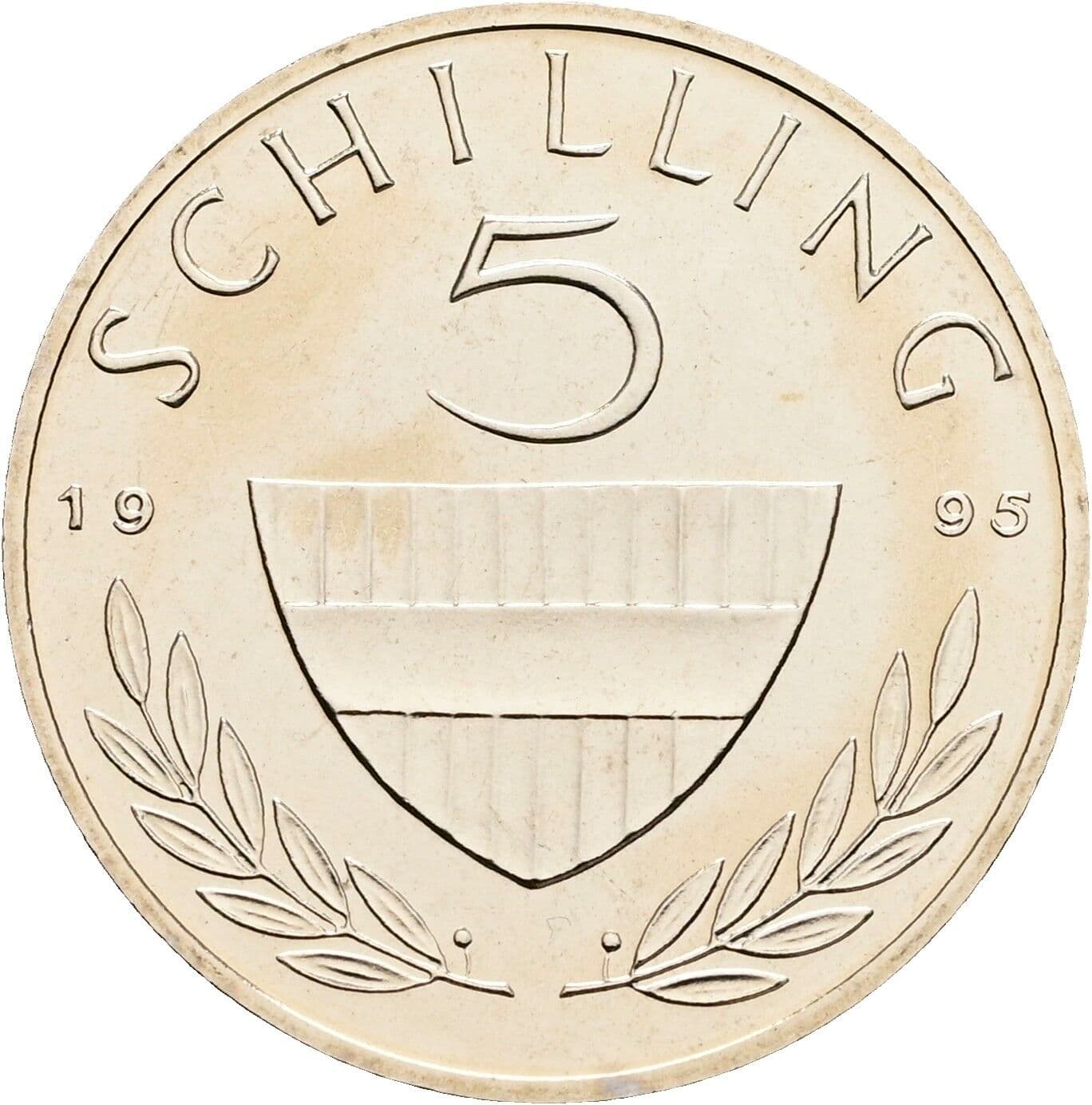 5 Schilling 1995 – Vorderseite