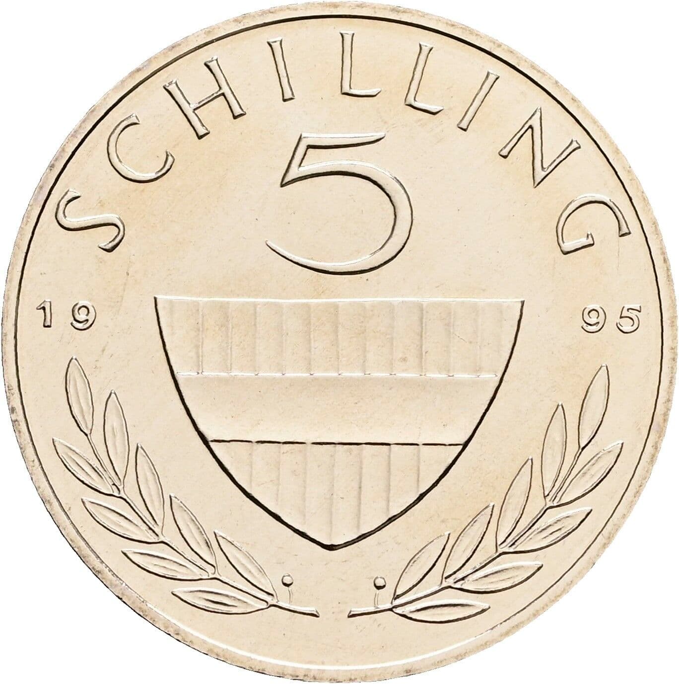 5 Schilling 1995 – Vorderseite