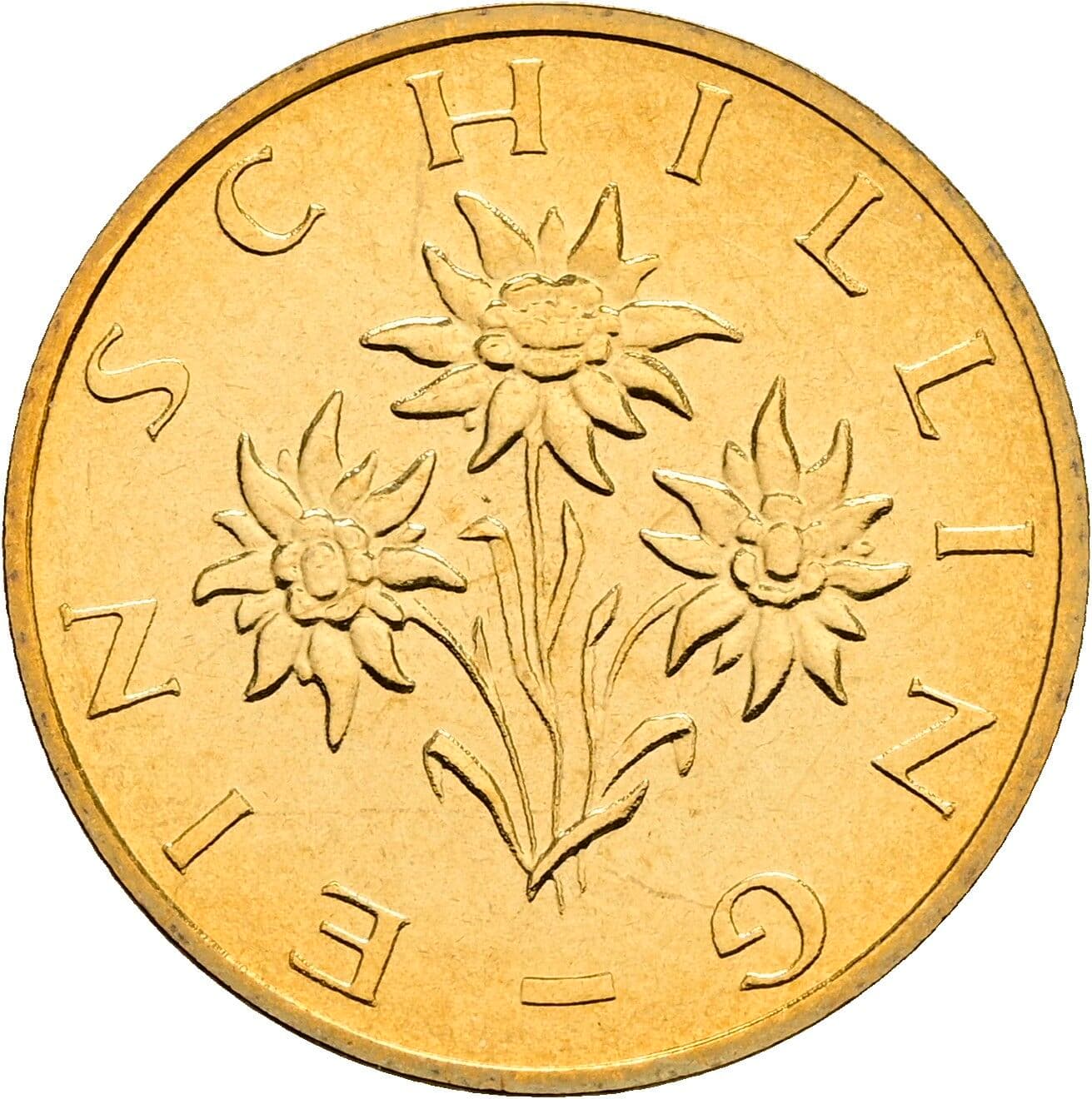1 Schilling 1995 – Rückseite