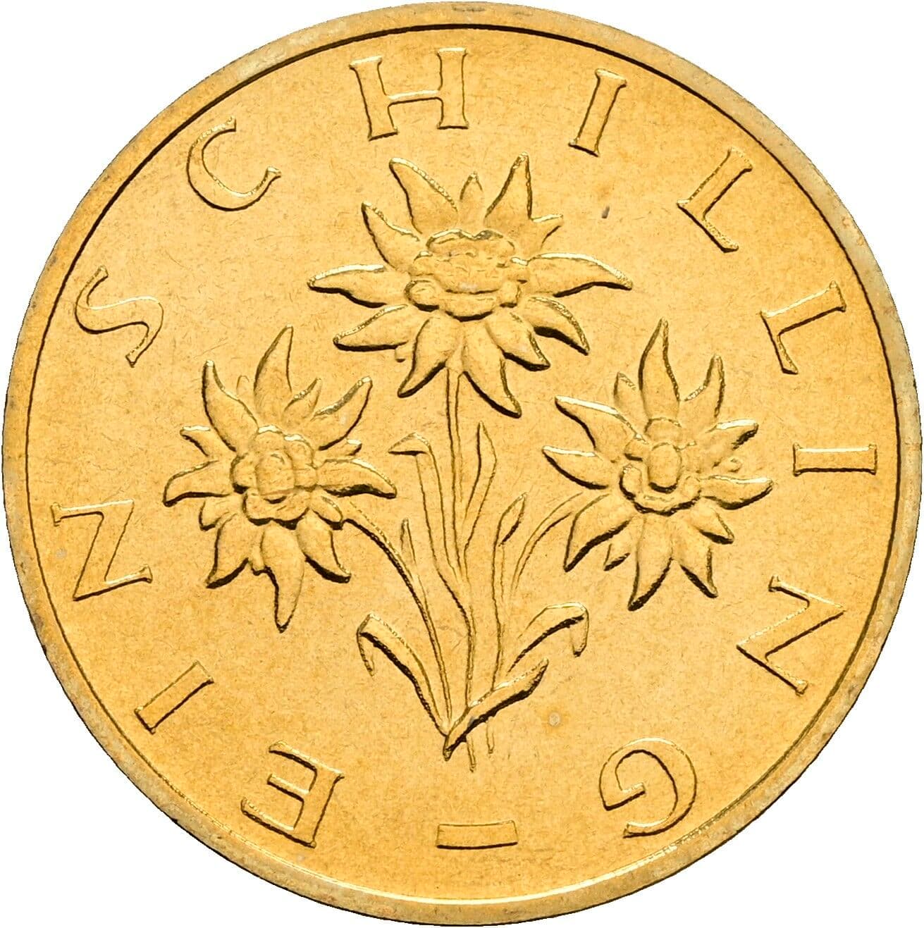 1 Schilling 1995 – Rückseite
