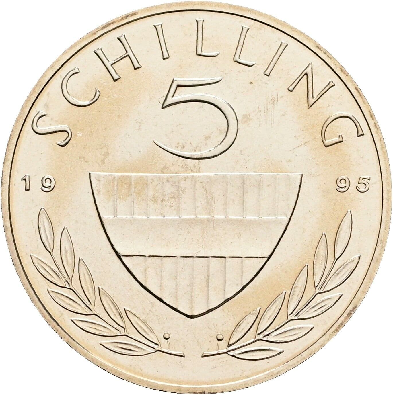 5 Schilling 1995 – Vorderseite