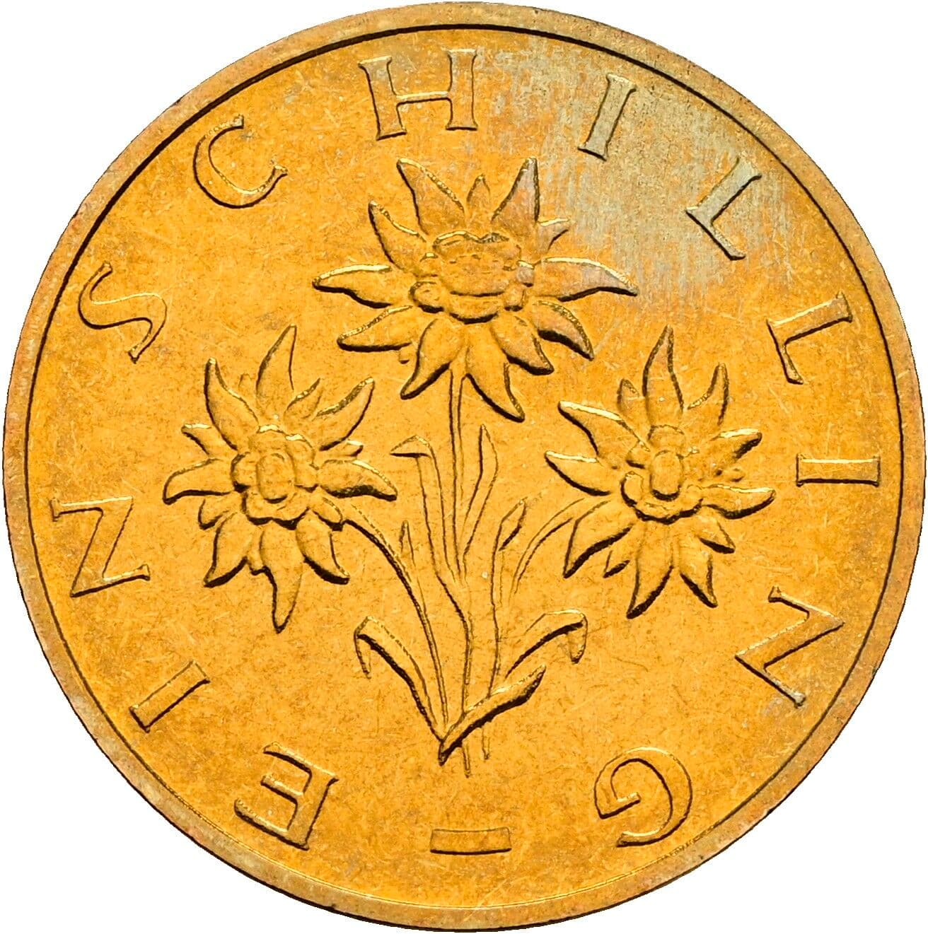 1 Schilling 1995 – Rückseite