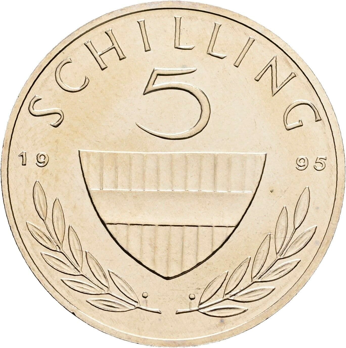 5 Schilling 1995 – Vorderseite