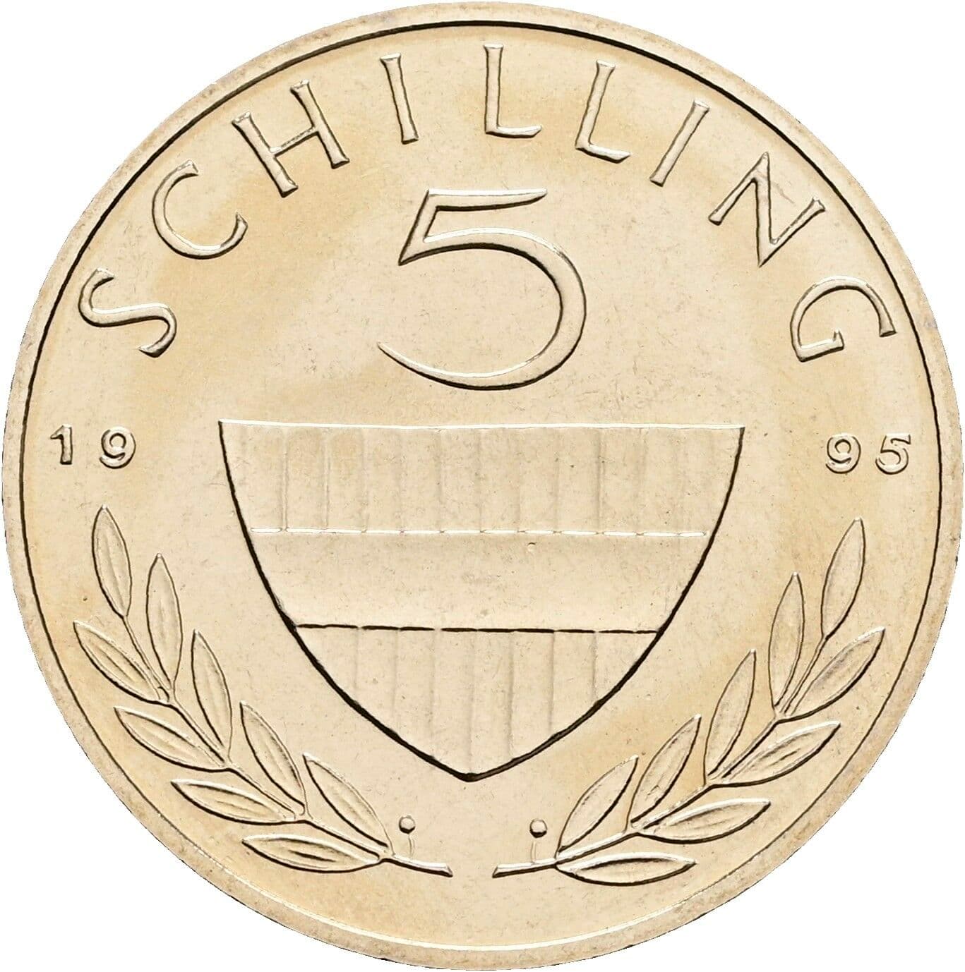 5 Schilling 1995 – Vorderseite