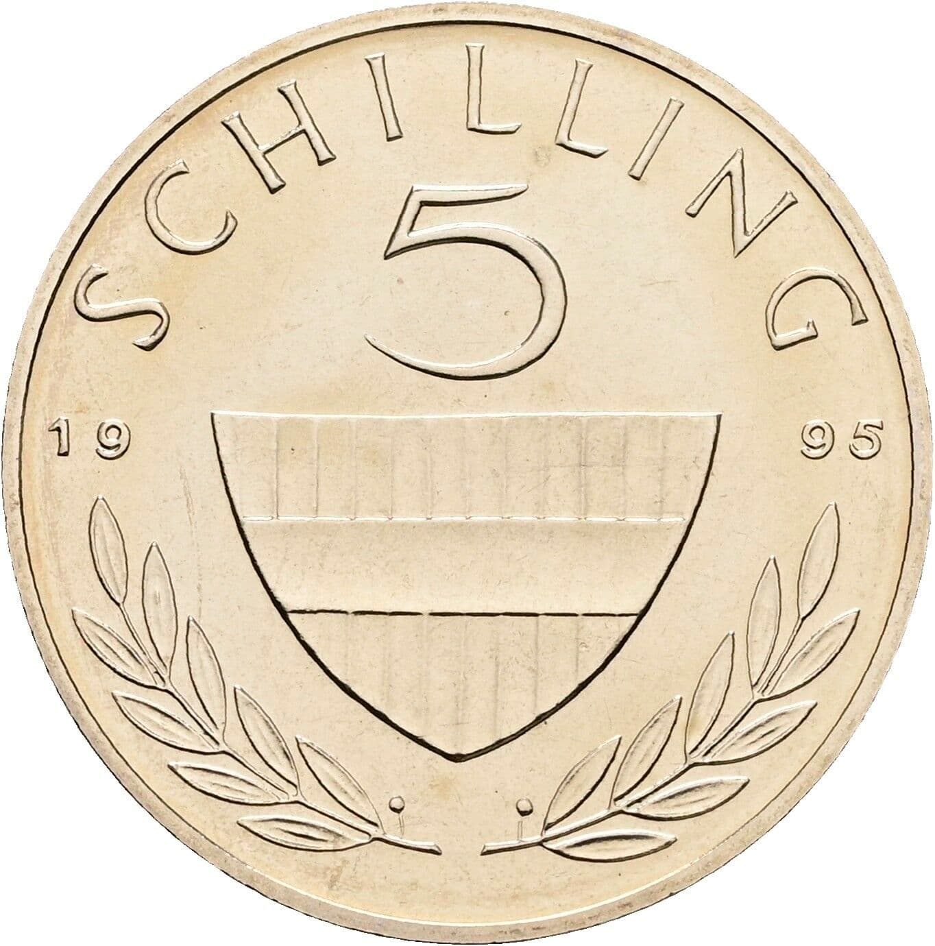 5 Schilling 1995 – Vorderseite