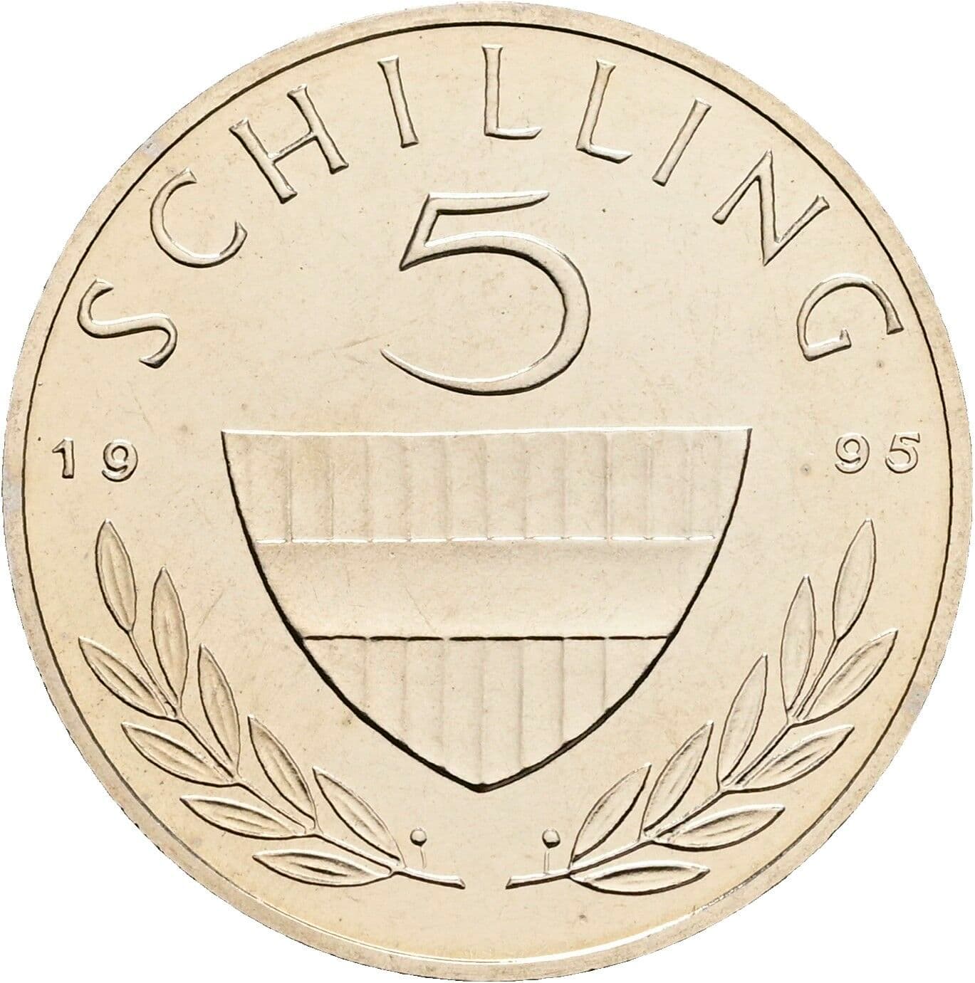 5 Schilling 1995 – Vorderseite