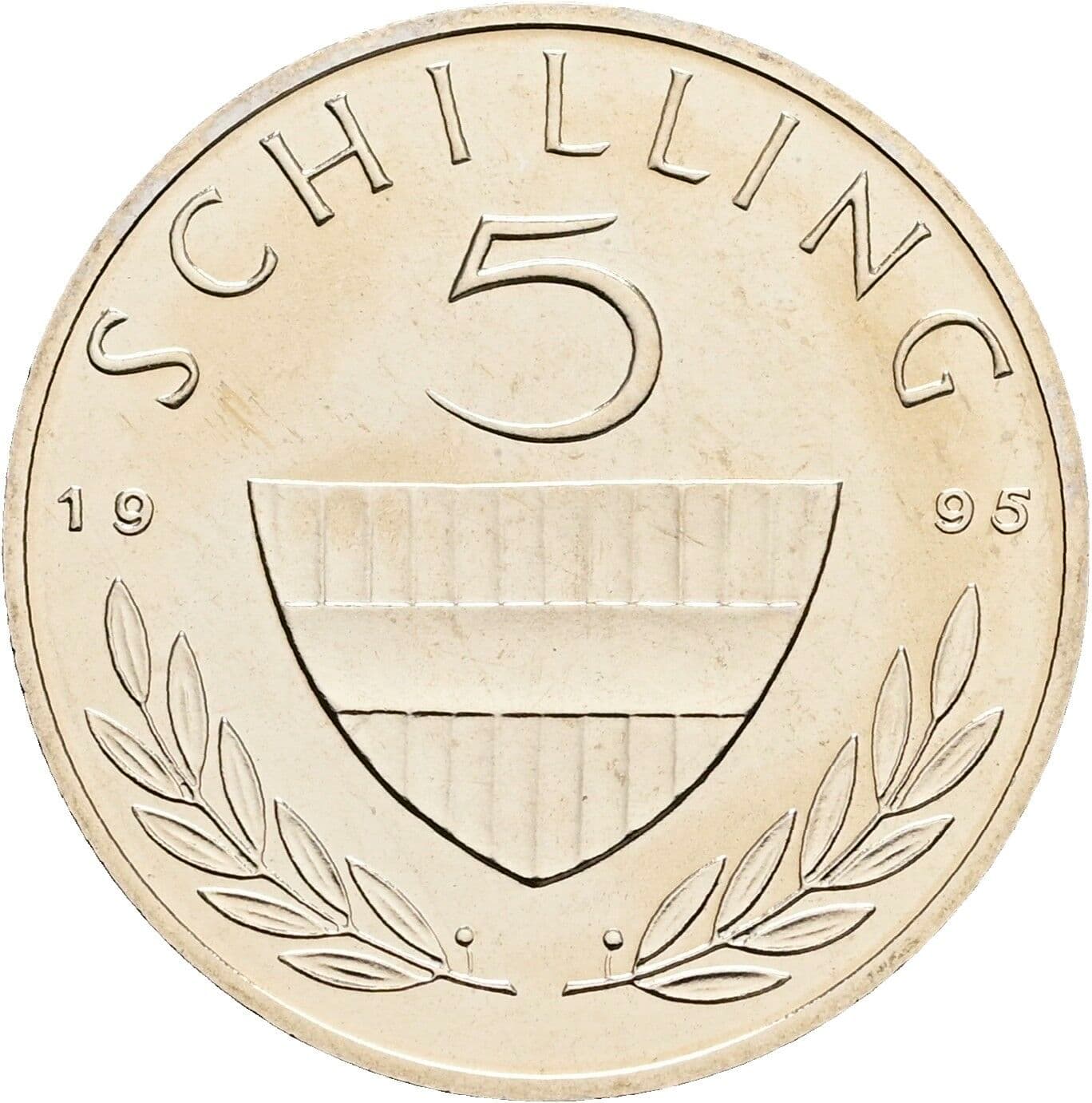5 Schilling 1995 – Vorderseite