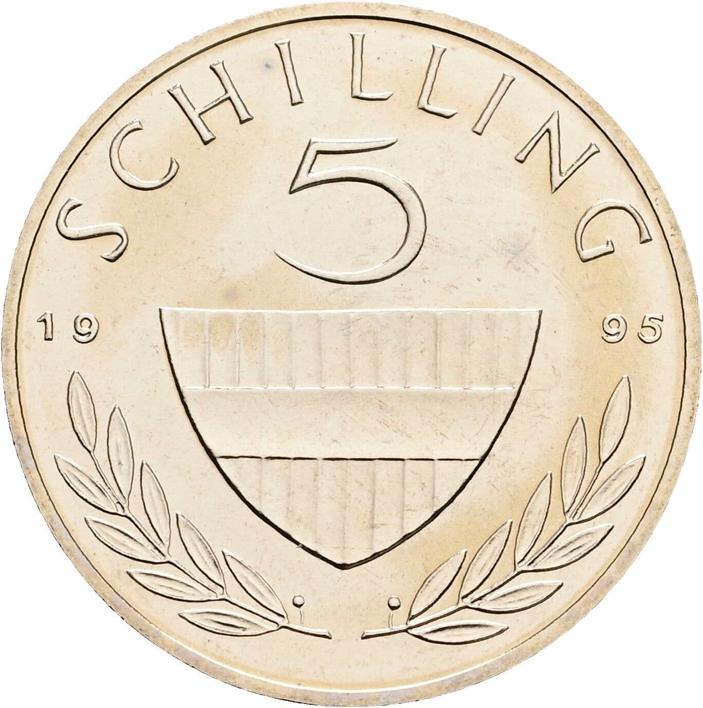5 Schilling 1995 – Vorderseite