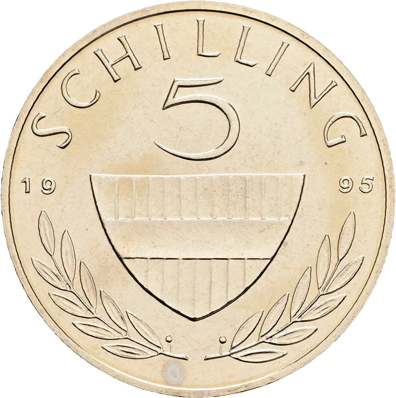5 Schilling 1995 – Vorderseite