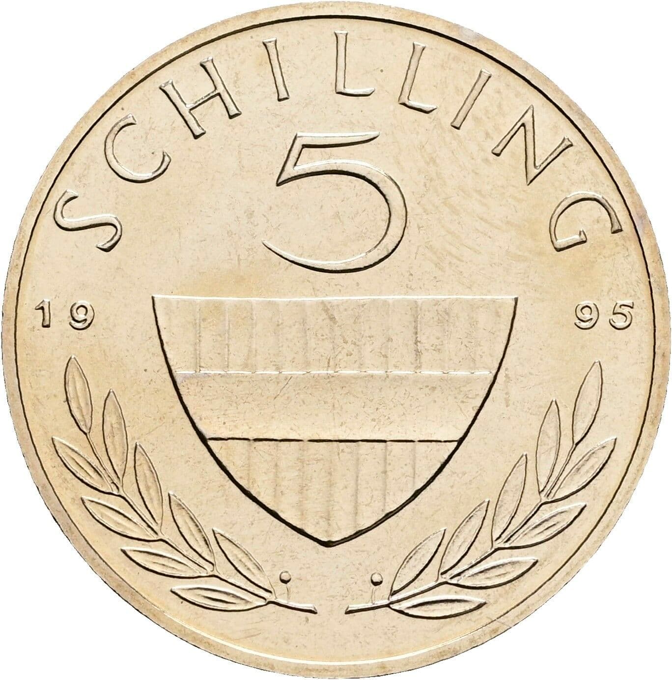 5 Schilling 1995 – Vorderseite