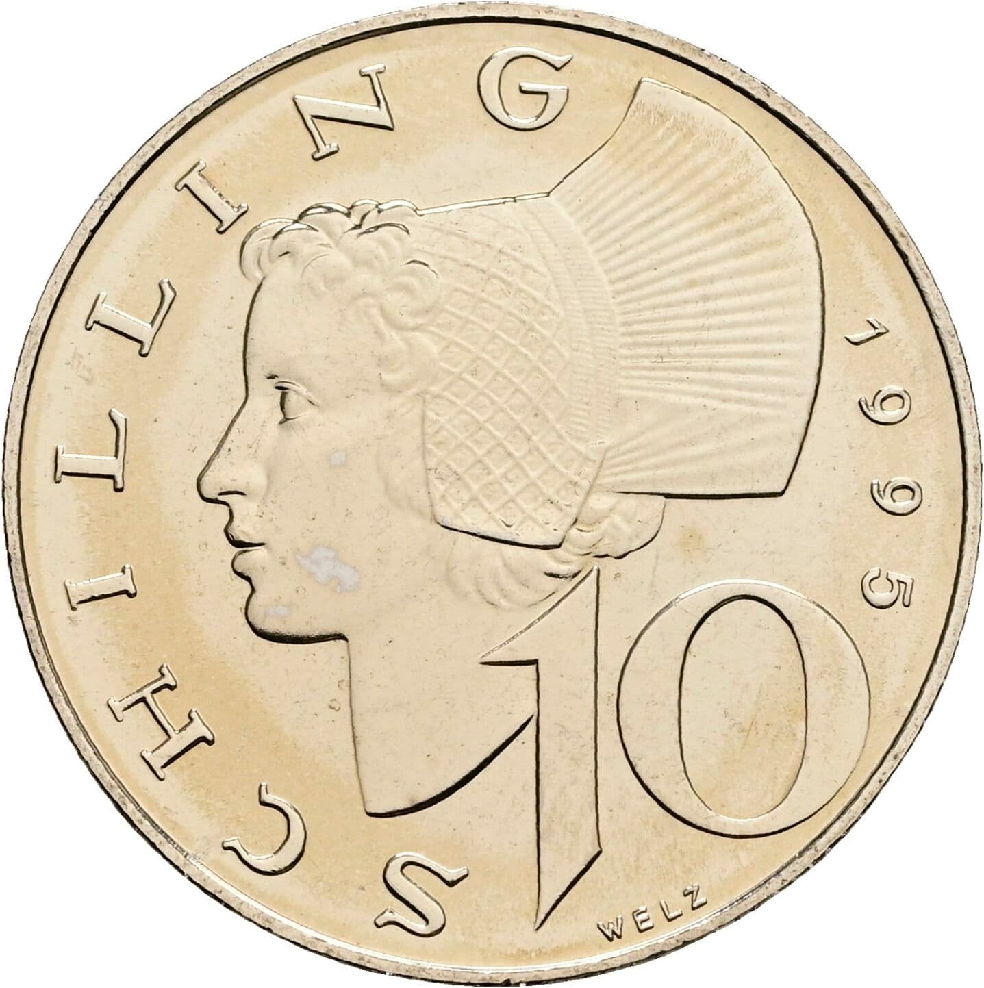 10 Schilling 1995 – Vorderseite