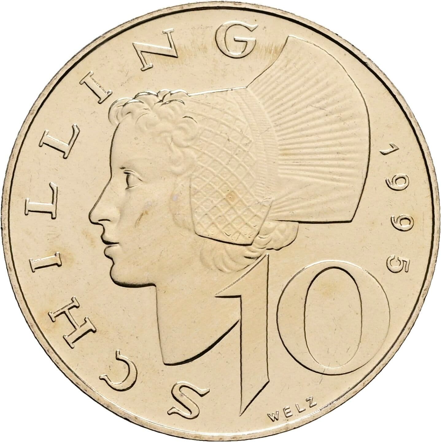 10 Schilling 1995 – Vorderseite