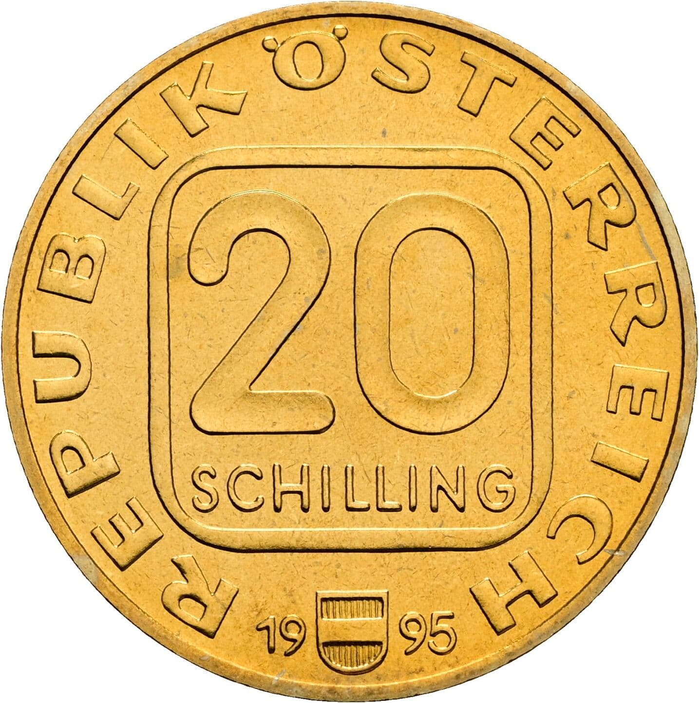20 Schilling 1995 – Vorderseite