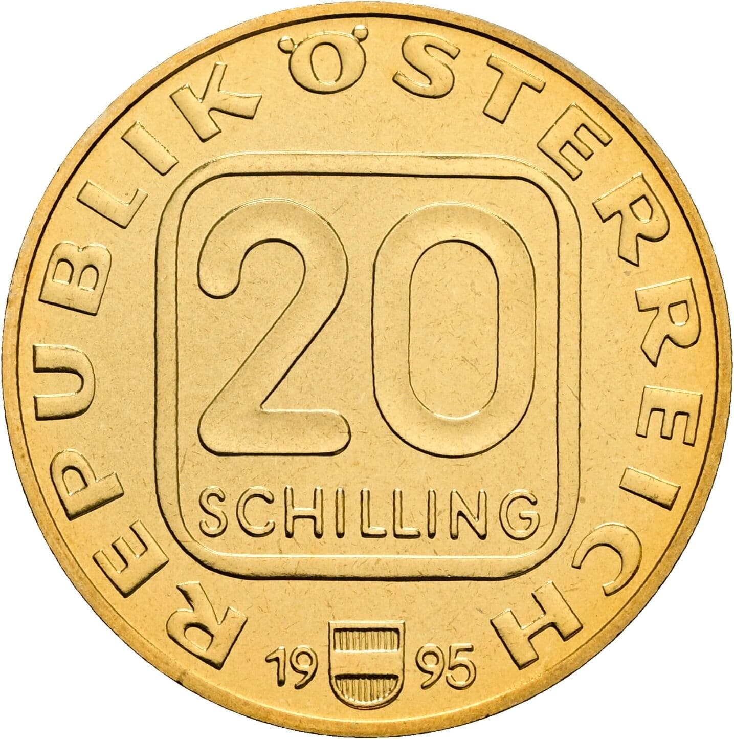 20 Schilling 1995 – Vorderseite