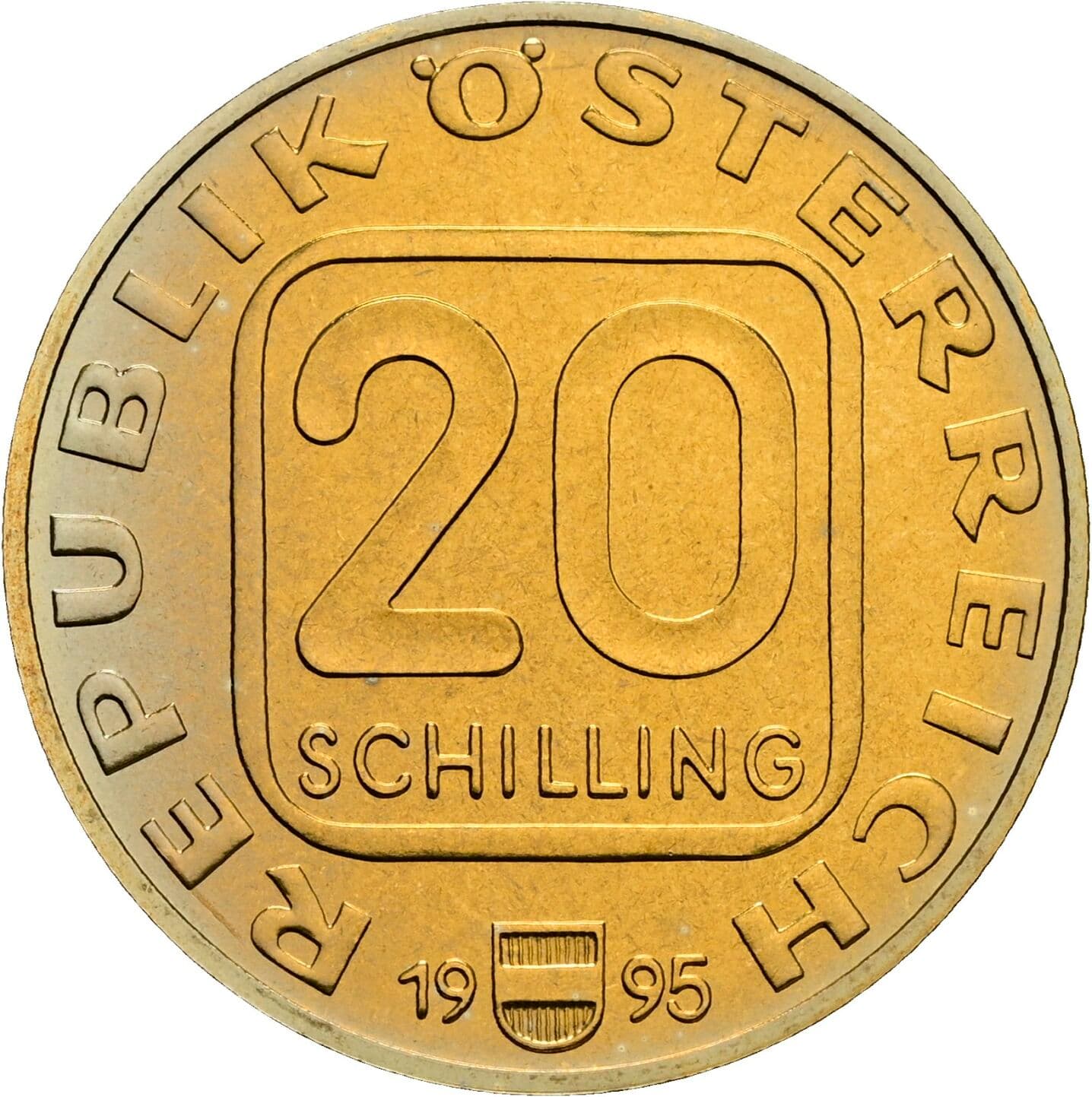 20 Schilling 1995 – Vorderseite