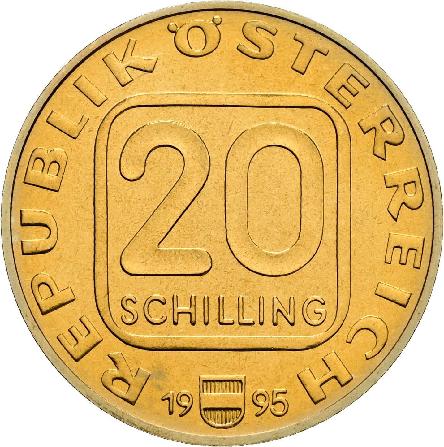 20 Schilling 1995 – Vorderseite