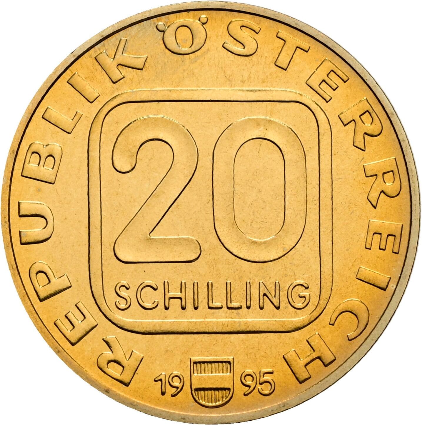 20 Schilling 1995 – Vorderseite